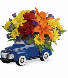 Vintage Ford Pickup Bouquet by Teleflora from Visser's Florist and Greenhouses in Anaheim, CA